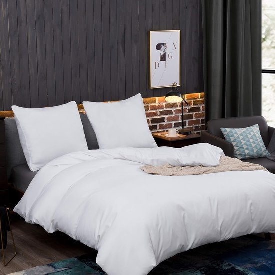 Unyqoos® Stijlvolle en Comfortabele Microvezel Dekbedovertrekset voor Elk Seizoen 200 x 200 cm