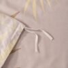 Unyqoos® Moderne dekbedovertrekset met gouden bladeren en ritssluiting voor een stijlvolle slaapkamer
