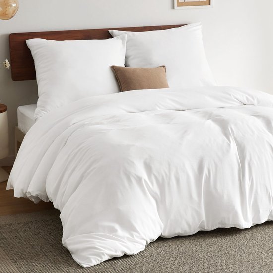 Unyqoos ® Buitengewoon Zacht Beddengoed Set met Ritssluiting en Hoekbanden voor Optimale Pasvorm