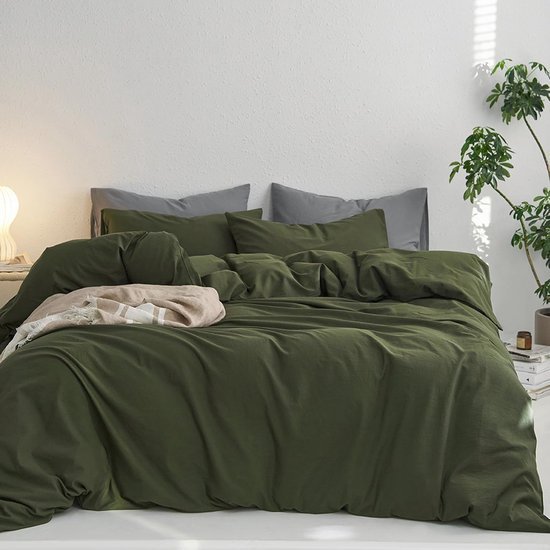 550x550-11128.jpg Unyqoos® Stijlvol en Ademend Katoenen Beddengoed met Linnenlook voor Allergievriendelijk Comfort