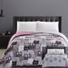 Unyqoos® Stijlvolle tweezijdige microvezel sprei voor een charmante slaapkamer