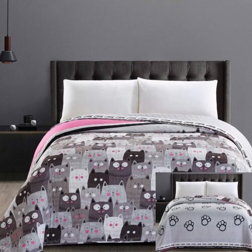 550x550-11201.jpg Unyqoos® Stijlvolle tweezijdige microvezel sprei voor een charmante slaapkamer