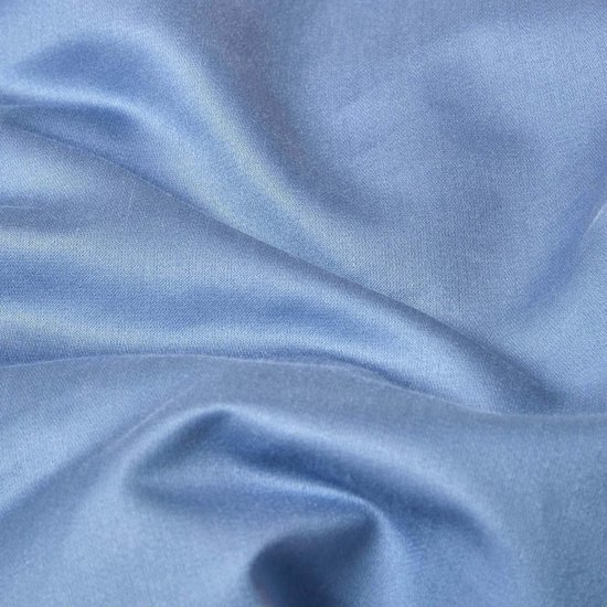 Unyqoos® Luxe tweedelige beddengoedset van Egyptisch katoen in elegante blauwe kleur