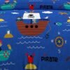 Unyqoos® Stijlvolle dekbedovertrekset in piratenblauw van hoogwaardig katoen