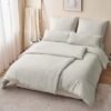 Unyqoos® Comfortabele microvezel beddengoedset met ritssluiting en kussenslopen