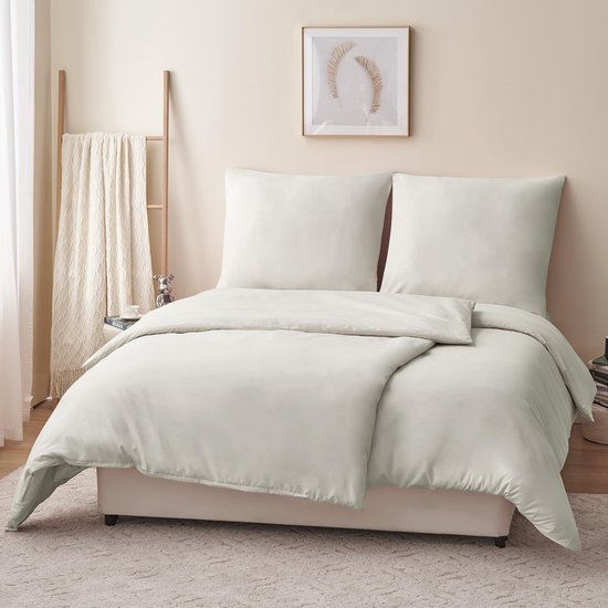 Unyqoos® Comfortabele microvezel beddengoedset met ritssluiting en kussenslopen