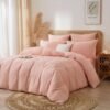 550x550-11301.jpg Unyqoos® Zachte katoenen beddengoedset met mousseline dekbedovertrek en kussenslopen