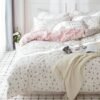 Unyqoos® Omkeerbare beddengoedset met bloemenpatroon voor kinderen en tieners