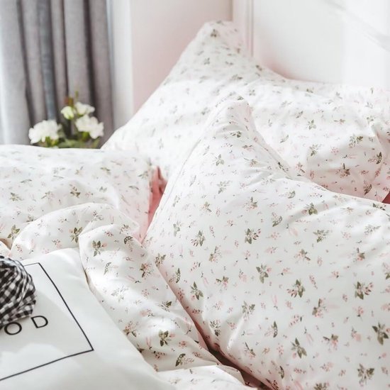 Unyqoos® Omkeerbare beddengoedset met bloemenpatroon voor kinderen en tieners