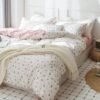Unyqoos® Omkeerbare beddengoedset met bloemenpatroon voor kinderen en tieners