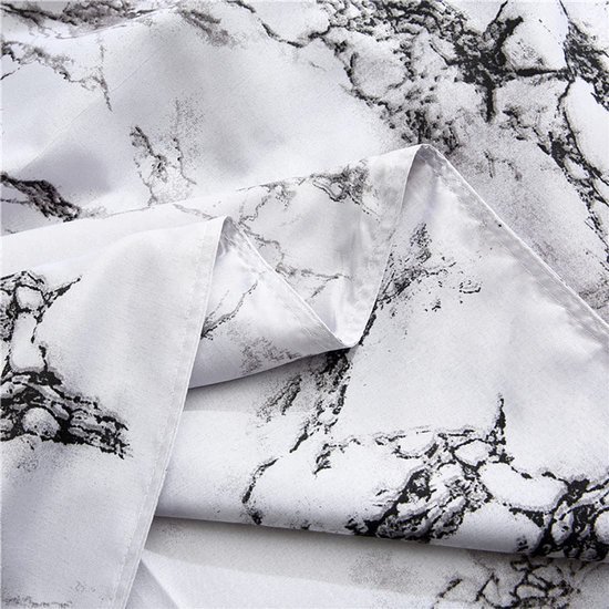 Unyqoos® Beddengoedset met Modern Geometrisch Patroon en Omkeerbaar Ontwerp in Microvezel