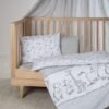 Unyqoos® Hoogwaardig beddengoed met safarimotief voor baby- en kinderbedden