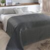 Unyqoos® Elegante Gewatteerde Bedsprei Antraciet-Grijs voor Tweepersoonsbedden, Luxe Omkeerbaar Ontwerp, 220 x 240 cm