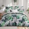 550x550-11400.jpg Unyqoos® Stijlvolle en Zachte Microvezel Beddengoedset met Monstera Print 200 x 200 cm