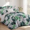 550x550-11401.jpg Unyqoos® Stijlvolle en Zachte Microvezel Beddengoedset met Monstera Print 200 x 200 cm