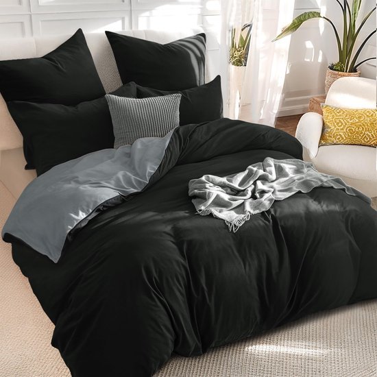 550x550-11489.jpg Unyqoos® Omkeerbaar en Zacht Dekbedovertrek met Kussenslopen voor Comfortabele Nachten