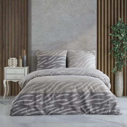 Unyqoos® Beddengoedset van Katoen met Ritssluiting, Ademend en Zacht voor Luxe Slaapcomfort