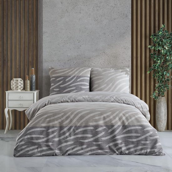 Unyqoos® Beddengoedset van Katoen met Ritssluiting, Ademend en Zacht voor Luxe Slaapcomfort