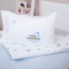 Unyqoos® Schattig beddengoed voor kinderen met oceaanmotief en knoopsluiting