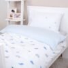 Unyqoos® Schattig beddengoed voor kinderen met oceaanmotief en knoopsluiting