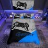 Unyqoos® Stijlvolle beddengoedset met gamepad ontwerp voor gamers slaapkamer
