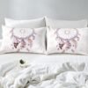 Unyqoos® Bohemien Dromenvanger Dekbedovertrekset met Botanische en Veer Motieven