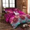 Unyqoos® Kleurrijke Bohemian Beddengoedset met Mandala Patronen en Kussenslopen