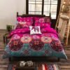 Unyqoos® Kleurrijke Bohemian Beddengoedset met Mandala Patronen en Kussenslopen
