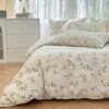 Unyqoos® Stijlvol en comfortabel microvezel beddengoed met bloemenpatroon