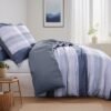 Unyqoos® Luxe katoenen beddengoedset met streepdesign en omkeerbare hoes