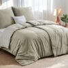 Unyqoos® Elegante en Omkeerbare Beddengoedset van Microvezel voor Comfortabele Nachten