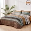550x550-11826.jpg Unyqoos® Ruime en Stijlvolle Bedsprei Set voor Tweepersoonsbed Met Kussenslopen