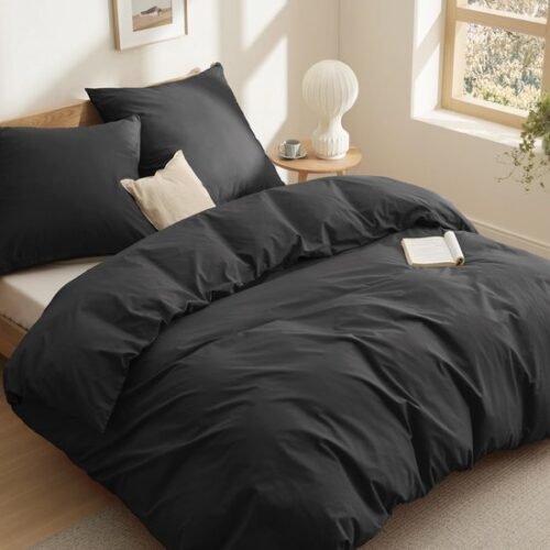 Unyqoos® Comfortabele katoenen beddengoedset met ritssluiting en Oeko-Tex certificaat