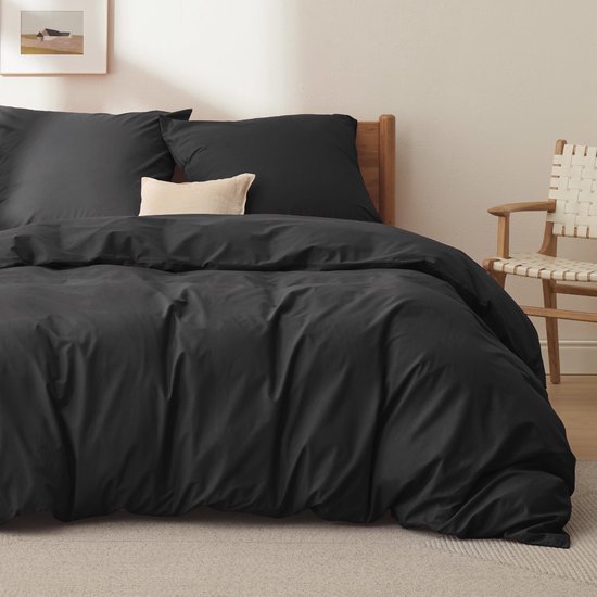 Unyqoos® Comfortabele katoenen beddengoedset met ritssluiting en Oeko-Tex certificaat