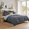 550x550-11860.jpg Unyqoos® Vierdelig Beddengoedset 135x200 cm Grijs en Lichtgrijs met Ritsen