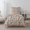Unyqoos® Kinderbeddengoed met wilde dieren print en ritssluiting voor jongens