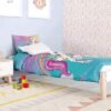 Unyqoos® Zacht en Ademend Kinderbeddengoed met Schattig Eenhoornontwerp voor Meisjes - 2-delige Set