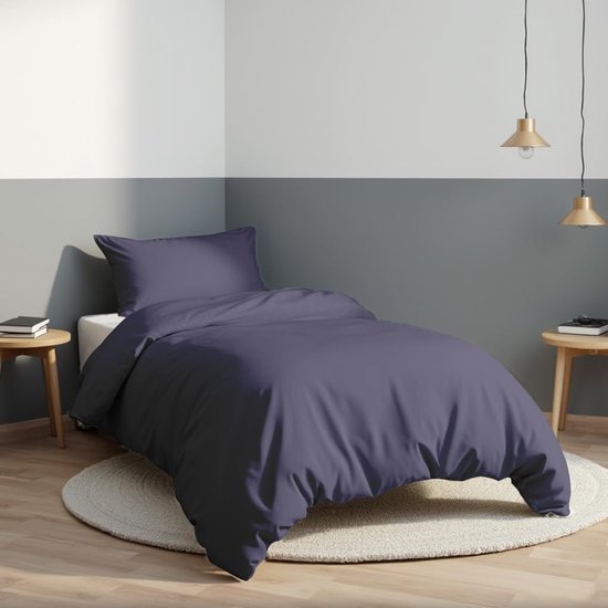 Unyqoos® Luxe Microvezel Beddengoedset met Dekbedovertrek en Kussensloop in Blauw