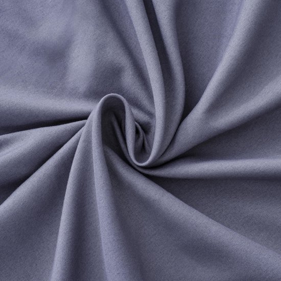 Unyqoos® Beddengoedset van polyester-microvezel met ritssluiting en Oeko-Tex-certificering donkergrijs