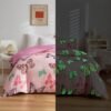 Unyqoos® Lichtgevende Vlinder Beddengoedset voor Kinderkamer met Sterren in het Donker Effect