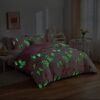 Unyqoos® Lichtgevende Vlinder Beddengoedset voor Kinderkamer met Sterren in het Donker Effect
