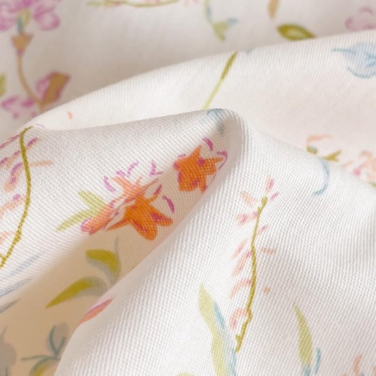 Unyqoos® Omkeerbaar beddengoed met bloemenpatroon en ritssluiting voor meisjes