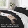 550x550-11910.jpg Unyqoos® Zwarte comforter met knijpvouwen en kussenslopen voor een stijlvolle slaapkamer