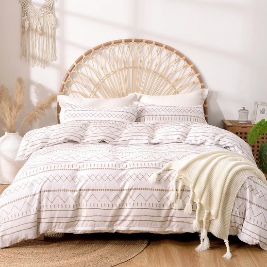 550x550-11931.jpg Unyqoos® Stijlvol en comfortabel dekbedovertrek met Boheems design en ritssluiting