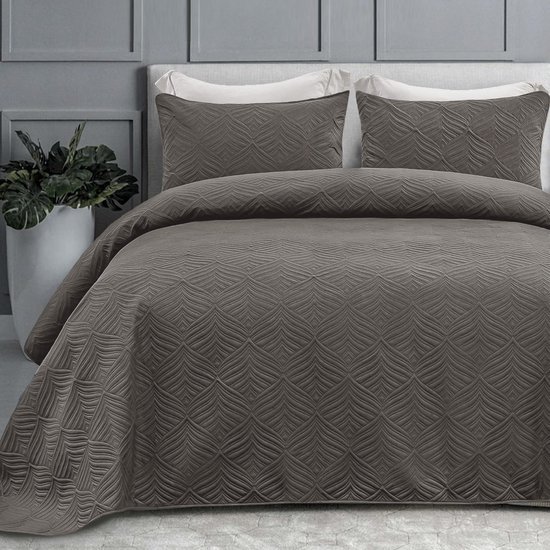 Unyqoos® Luxueuze en Elegante Sprei Set met Modern Barokpatroon voor Stijlvolle Slaapkamerruimte