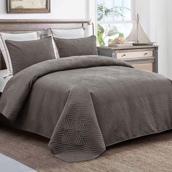 Unyqoos® Luxueuze en Elegante Sprei Set met Modern Barokpatroon voor Stijlvolle Slaapkamerruimte