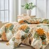 Unyqoos® Elegante drie-delige dekbedovertrekset met barokpatroon en kussenslopen