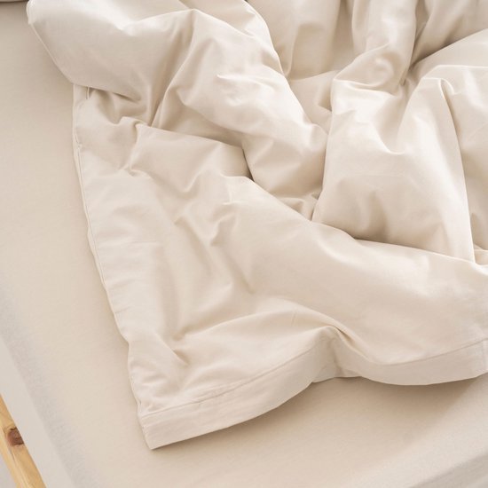 Unyqoos® Ademend katoenen dekbedovertrek set van renforc stof met kussensloop