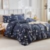 Unyqoos® Comfortabel en stijlvol beddengoedset met takken en bladeren motief