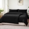 Unyqoos® Comfortabele en Zachte 4-delige Beddengoedset van Microvezel met Ritssluiting